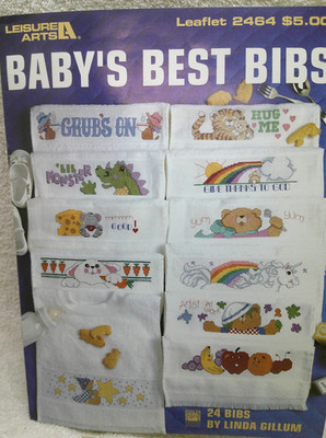Baby's Best Bibs Cross Stitch Leaflet 2464