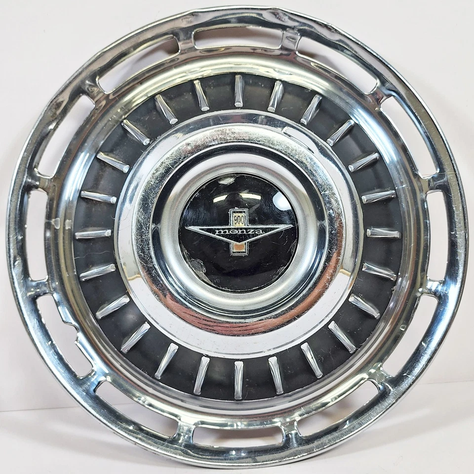 👀 Chevrolet Corvair Monza 1962-1963 13" Tapacubos/Cubiertas de rueda JUEGO USADO/4 ✅ Foto 2 de 4