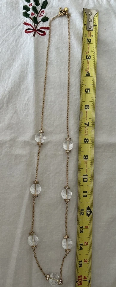 Lote de 5 collares redondos J en tono dorado Foto 4 de 4