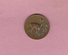 1968 PERU UN SOL DE ORO COIN  L20-40