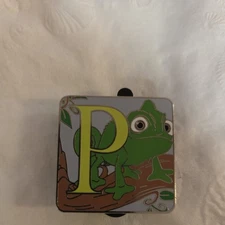 Disney Pin Tangled Pascal Letter P Alphabet Limited Release LR Mystery