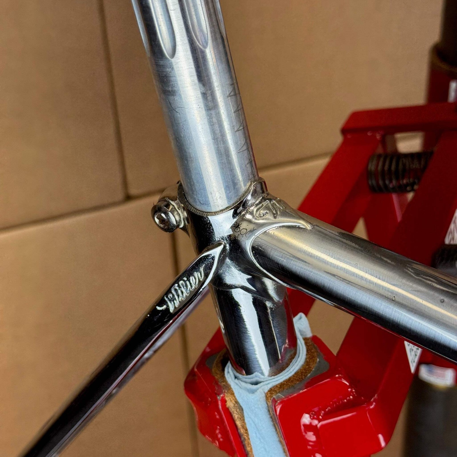 Wilier Triestina, Full Chrome Rare Vintage Luxury Relic Italian Bike-1980s, 55cm