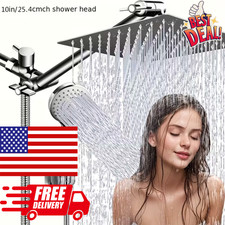 8/12 Inch Rainfall Shower Head Set High Pressure Combo with Handheld, 11  