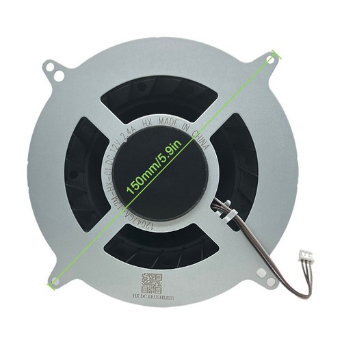 3 x (ventilateur de refroidissement centrifuge silencieux 150 mm PBT DC 12 V E5N8) 3926 - Photo 2/6