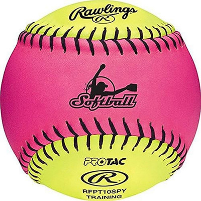 Rawlings Fastpitch Training Softball Soft Poly-Core Center Ages 8U 10 Rfpt10Spy