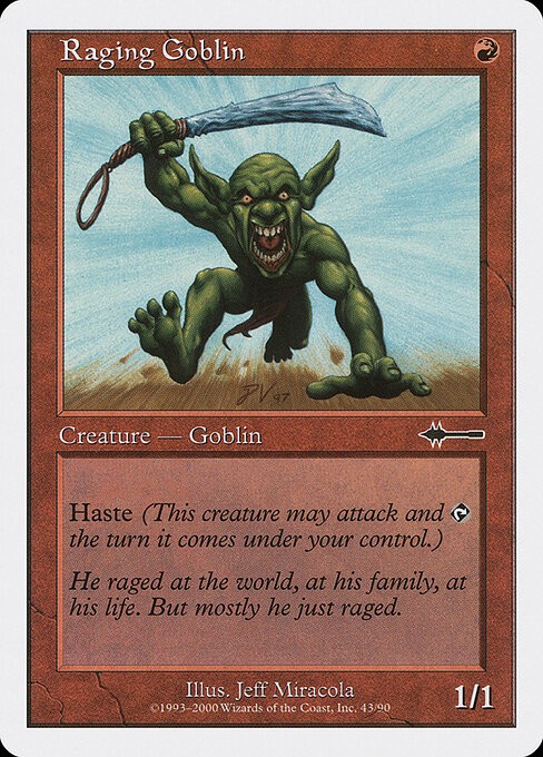 Raging Goblin NonFoil Beatdown Box Set 43 NM MTG