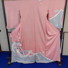 Japanese Kimono Perfect For Pure Silk Yuzen Visiting Wear Remake 0430