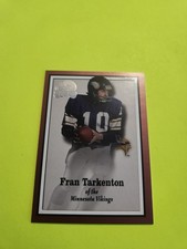 FRAN TARKENTON  2000 FLEER GREATS OF THE GAME  VIKINGS QB HOF