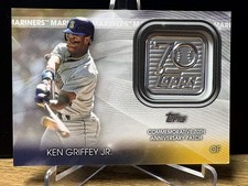 2021 Topps - Topps 70th Anniversary Manufactured Logo Patches Ken Griffey Jr.