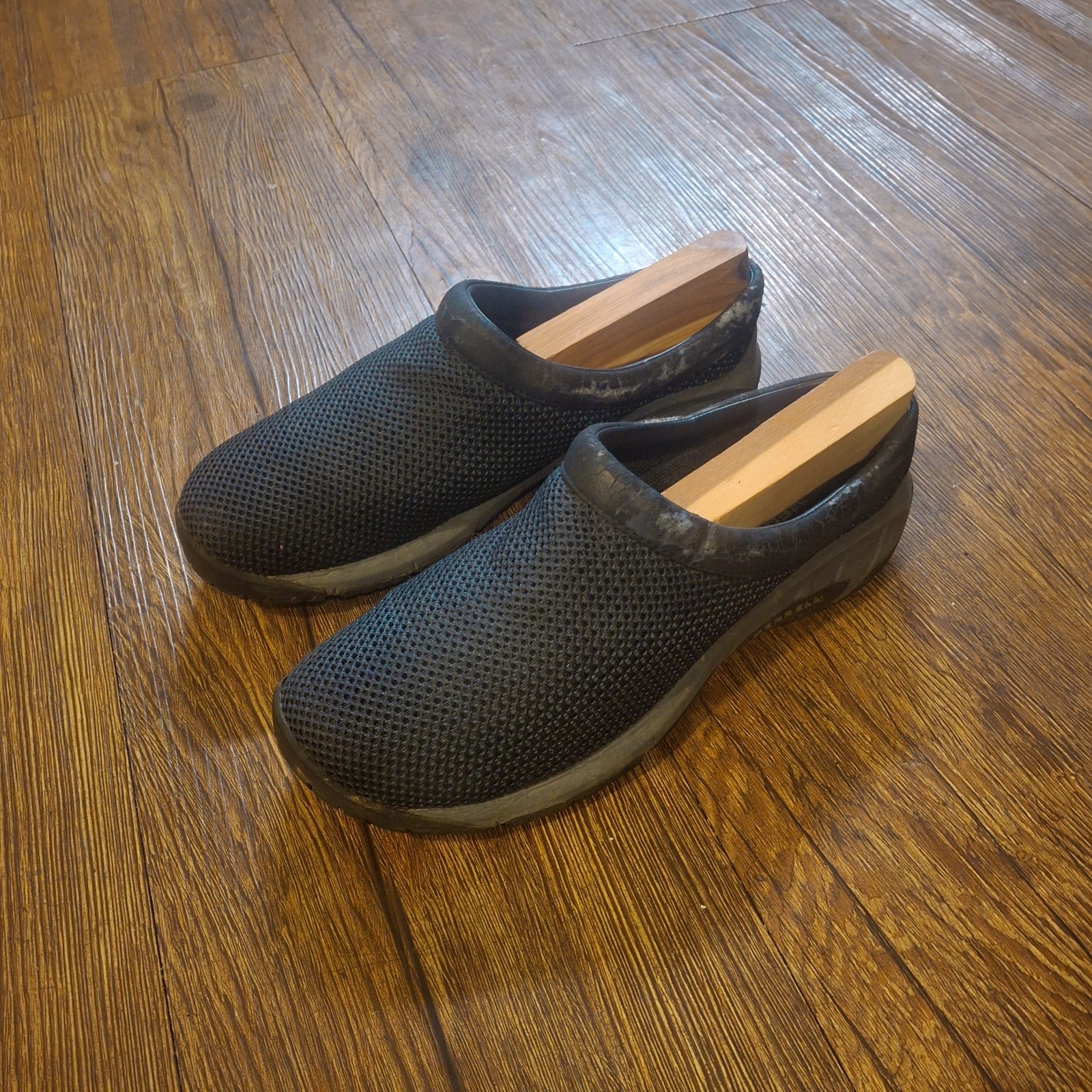 Scarpe slip on Merrell donna taglia 8 Encore Breeze 3 blu navy a rete mules J48248