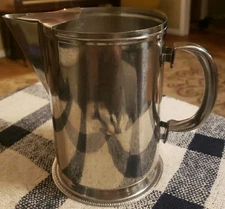 Vintage Vollrath 18-8 Stainless Steel Pitcher With Ice Guard 46402
