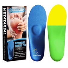 Metatarsalgia Insoles with Metatarsal Pads, Plantar Fasciitis Orthotic Metata...