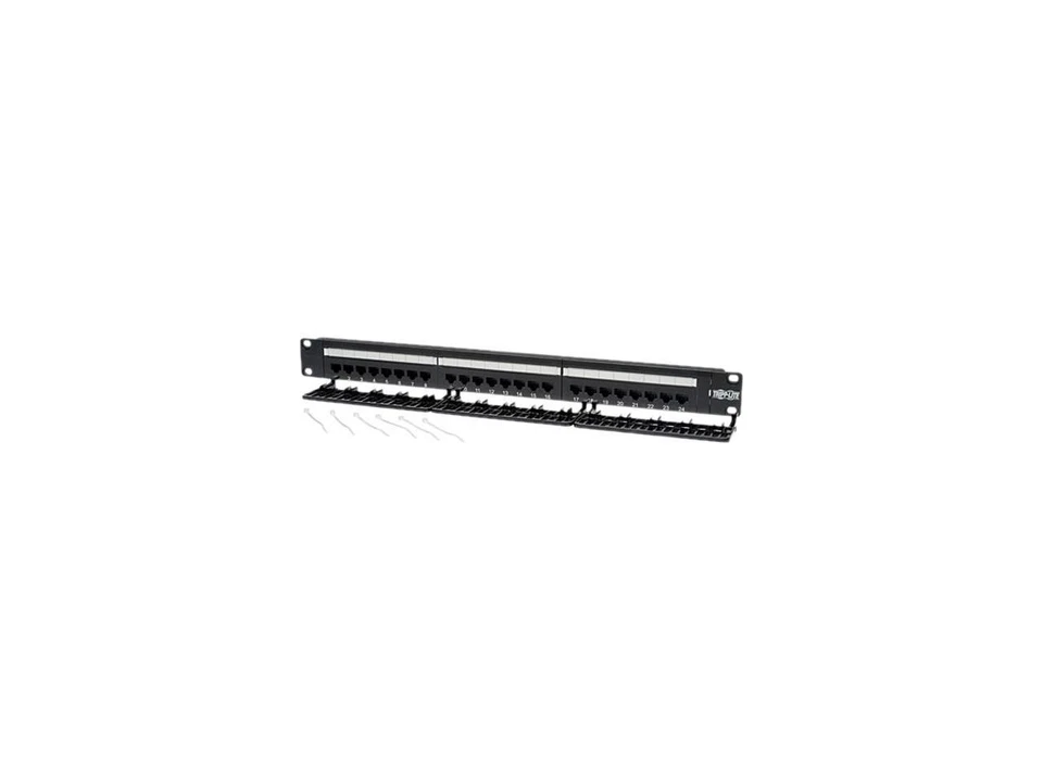 TRIPP LITE N252-024 24-Port Cat6 Patch Panel 568B - Image 2 of 4