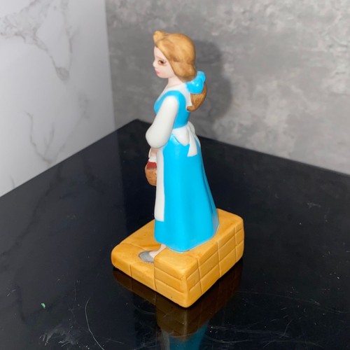 Disney Grolier Belle Porcelain Ornament Beauty & the Beast 3.25" - Picture 7 of 7