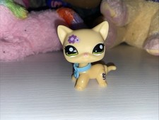 Littlest Pet Shop LPS Shorthair Flower Cat #1962 Vintage | Nintendo Cat  3