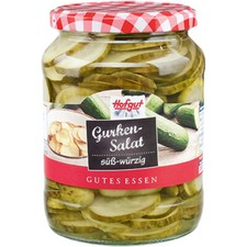 Hofgut Gurkensalat s&uuml;&szlig; w&uuml;rzig mit klassischer Rezeptur 720ml