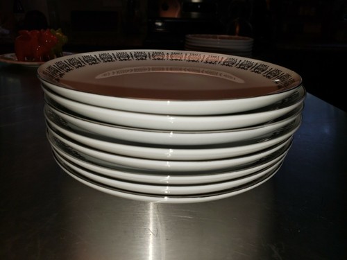 MANTILLA Gildhar Ltd. Porzellan Porzellan (7 Stück) Essteller 10 3/8" - Bild 3 von 6