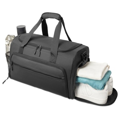 Gym Bag for Men Women, Small Fitness Workout Sports Bag with Wet Pocket & Sho...