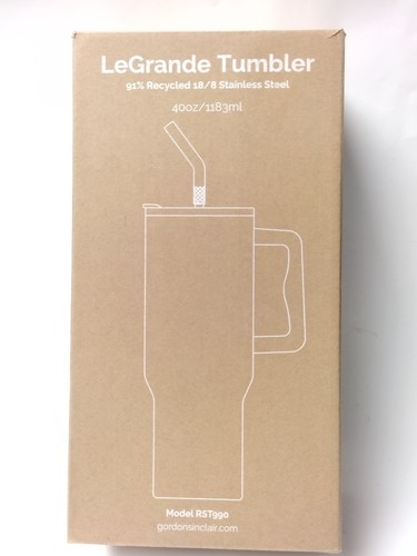 40 oz Plant Lover Tumbler with Handle and Straw Lid-ORANGE + 3x New Straws - Picture 7 of 9