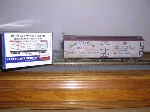 Frigorífico de madera BRANCHLINE #113023 George Tracy años 20 40' ACF #8920 Weath. H.O.1/87 | Zustand: New