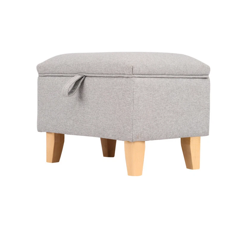 Rectangle Linen Foot Stool MEDIUM Home Land Furnishings, 44 OFF