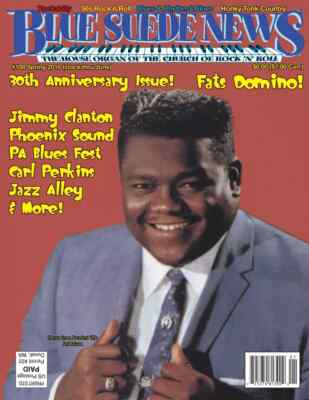 BLUE SUEDE NEWS magazine #108 -  Fats Domino, Carl Perkins Rockabilly NEW