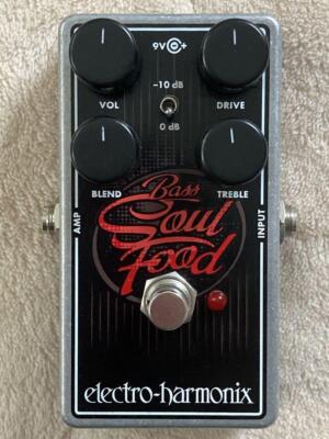 Electro-Harmonix Bass Soul Food Gitarren-Effekt-Pedal natürlicher Overdrive-B...