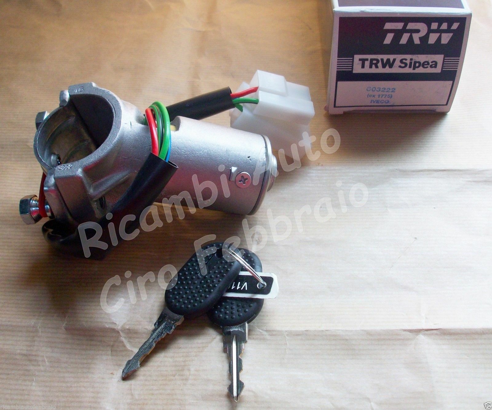 Bloccasterzo Accensione TRW 603222 Per Autocarro Furgone | eBay