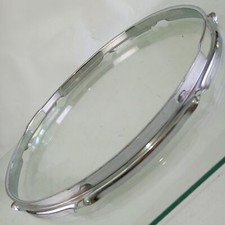 Ludwig 15"COB BRASS Triple-Flange Snare Drum Chrome Resonant Rim/Hoop 8Lug50-60s