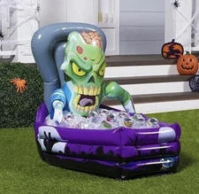 Inflatable Zombie Drink Cooler Happy Halloween Novelty BRAND NEW! 32"x34"x25"