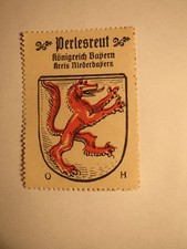 Perlesreut / Reklamemarke Kaffee Hag - Wappen