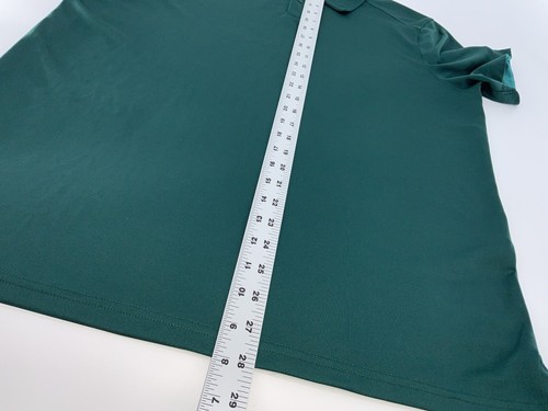 Oakley Golf Polo Shirt M Men Hunter Green Polyester Regular Fit YGI P4-147 - Picture 11 of 12