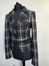 Ladies Tweed Designer Jacket Size 10 Designed Fever Of London