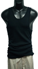 Men Solid Colored Tank Top - Size Large Multiple Colors Available
