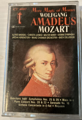 More Magic Of Mozart Wolfgang Amadeus Cassette Tape Various