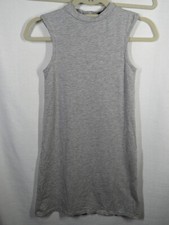 Women's Size 4, Pretty Little Thing Gray Mock Neck Sleeveless Dress