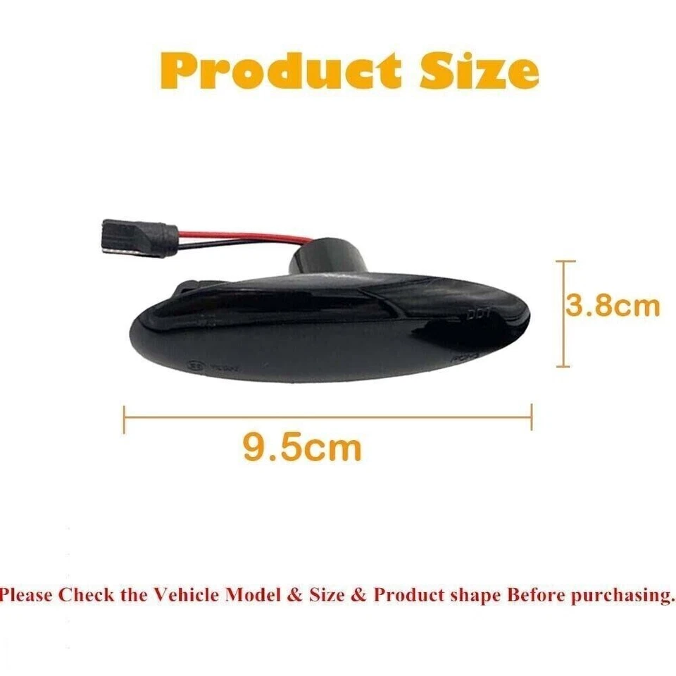 For 95-02 Ford MONDEO II Turnier / Stufenheck 96-20 ESCORT LED Side Marker Light Foto 2 de 4