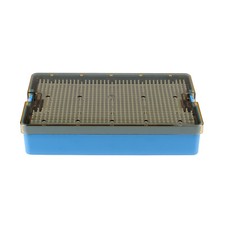 Dental Autoclavable Sterilization Tray Silicone Disinfection Box Double Layer US