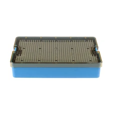 Dental Autoclavable Sterilization Tray Silicone Disinfection Box Double Layer