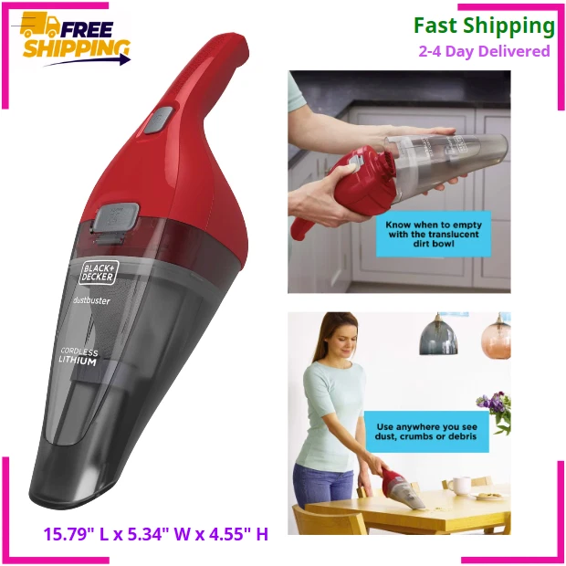 Dustbuster Quick Clean Cordless Hand Vacuum Cordless Lightweight