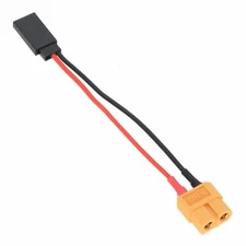 XT60 Female to JR Futaba Male Adapter 20awg 10cm Wire for RC Model Battery toy