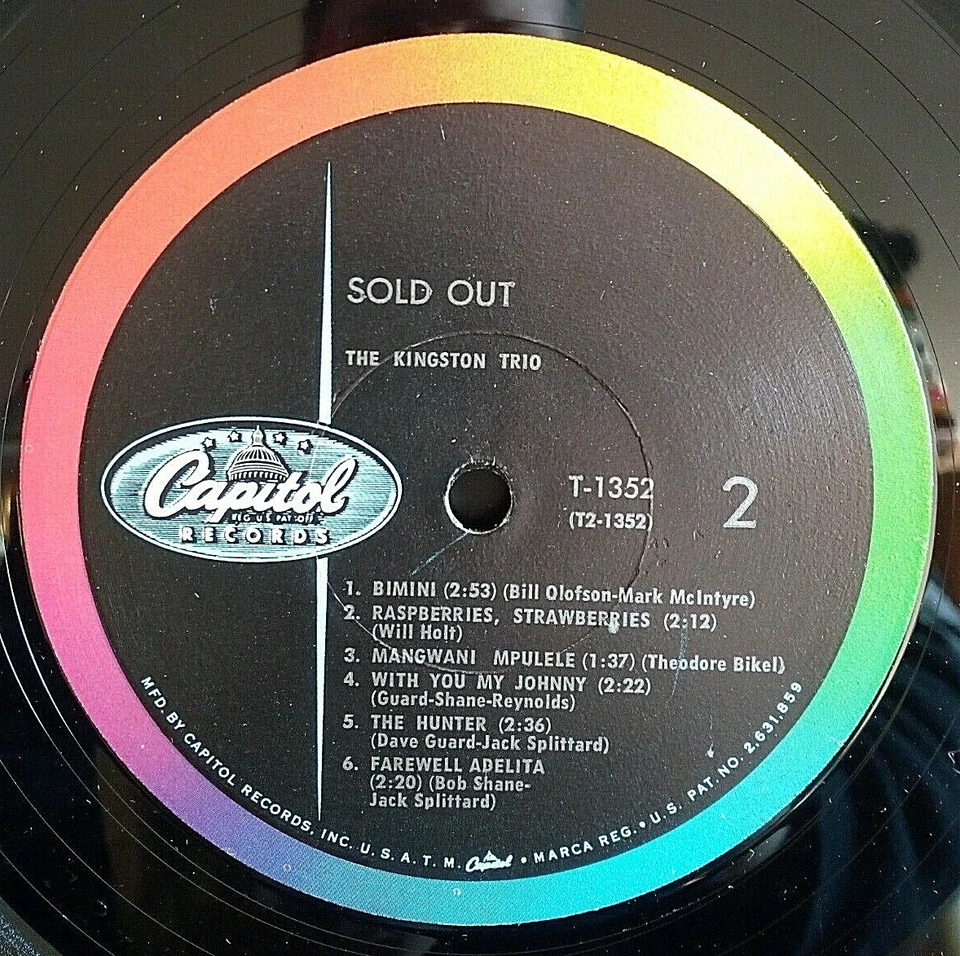 The Kingston Trio - Épuisé (LP, Album, Mono, Scr) - Photo 4/4