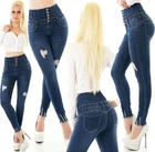 Women's jeans pants push up high waist skinny jeans skinny corset high waist XS-XL