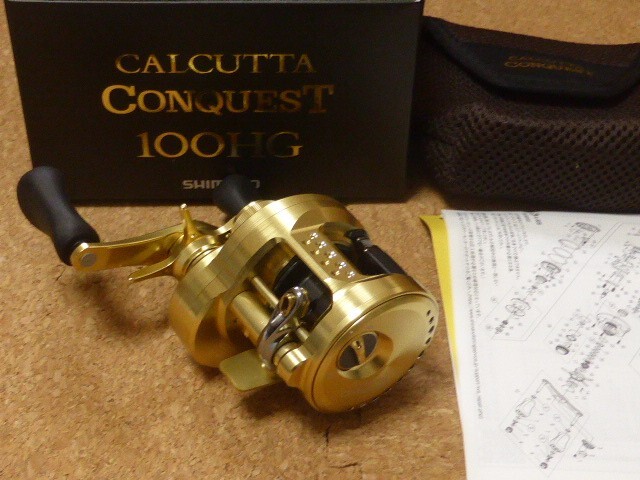 リール SHIMANO 21CALCUTTA CONQUEST 100HG SHIMANO 21 Calcutta Conquest 100HG Right Handed Baitcasting