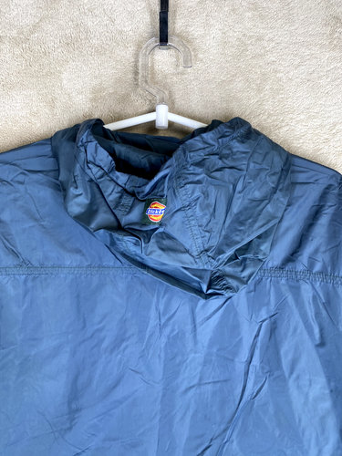 Vintage Dickies Windbreaker Jackets Size XL Boys Green Blue Logo Long Sleeve - Picture 8 of 12