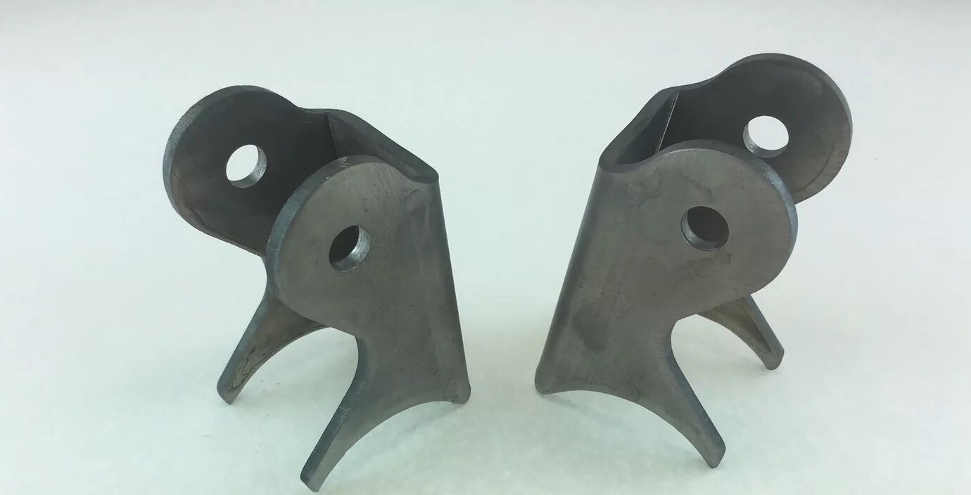 Set of Weld On Axle Shock Mount Brackets Jeep YJ With Out Hardware Made