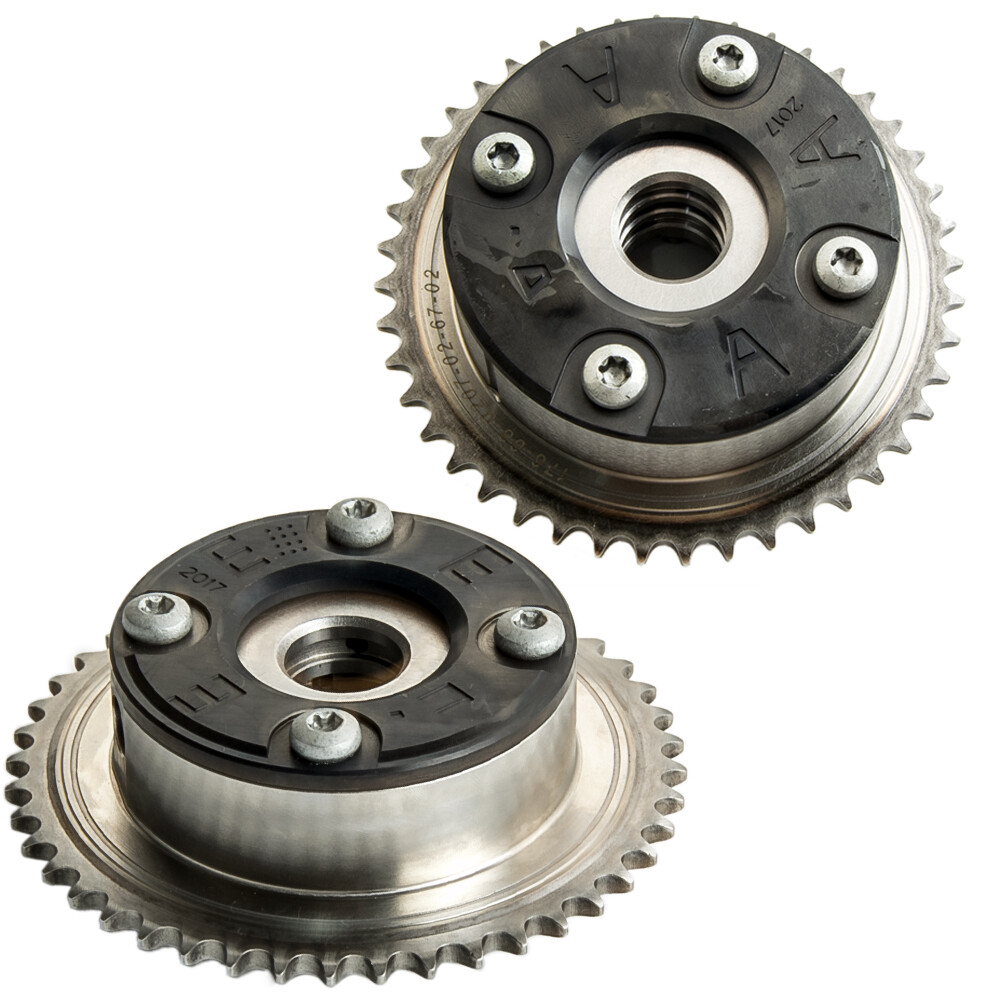 Intake+ Exhaust Cam Gears Camshaft Adjuster for Mercedes 1.8 Kompressor M27