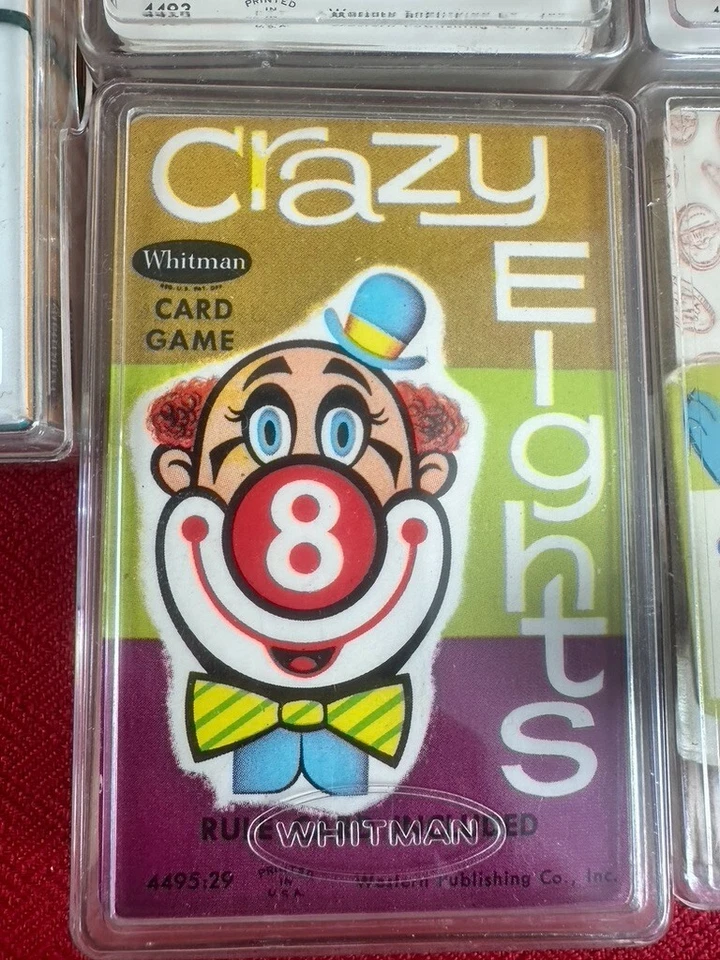 Lote de 5 juegos de cartas y rompecabezas de colección años 60 Rummy Who Is The Thief alcancía mini set Foto 4 de 4