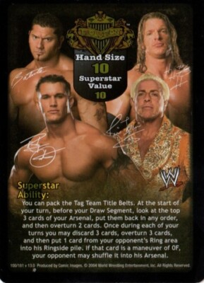 WWE: Evolution Superstar Card for Evolution [Lightly Played] Raw Deal Wrestling 