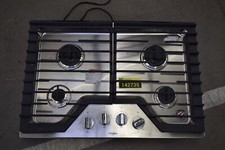 Whirlpool WCG55US0HS 30" Stainless 4 Burner Natural Gas Cooktop 142735 BFSALE